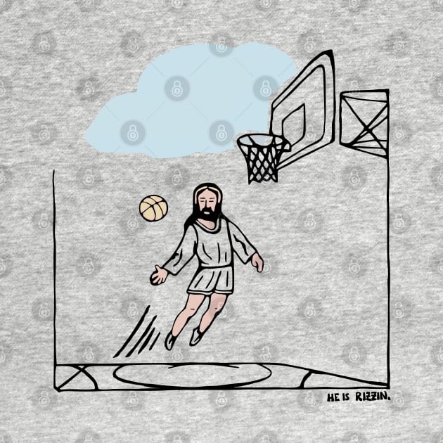 jesus basketball by Roocolonia